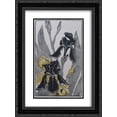 thumbnail image 1 of Otto Eckmann 2x Matted 18x24 Black Ornate Framed Art Print 'Schwertlilien', 1 of 2