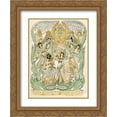 thumbnail image 1 of Otto Eckmann 2x Matted 20x24 Gold Ornate Framed Art Print 'Untitled', 1 of 2