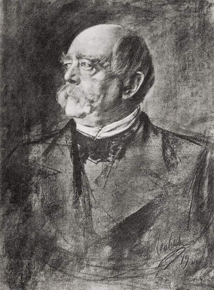 Otto Eduard Leopold Prince Of Bismarck Duke Of Lauenburg 1815 Canvas Art - Ken Welsh Design Pics (13 x 18)