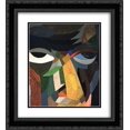 thumbnail image 1 of Otto Freundlich 2x Matted 20x22 Black Ornate Framed Art Print 'Head (Self Portrait)', 1 of 2