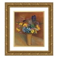 thumbnail image 1 of Otto Modersohn 20x23 Gold Ornate Framed and Double Matted Museum Art Print Titled - Summer Flower Bouquet (1933), 1 of 4