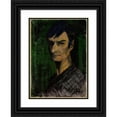 thumbnail image 1 of Otto Mueller 14x18 Black Ornate Wood Framed Double Matted Museum Art Print Titled - Self-Portrait (C.1921), 1 of 5