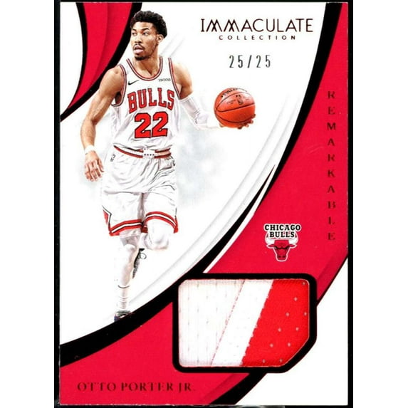 Otto Porter Jr. Rookie 2018-19 Immaculate Collection Patch Autographs Red #38