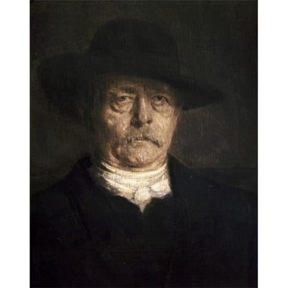 Otto Von Bismarck Franz Seraph Von Lenbach 1836-1904 German Poster Print - 18 x 24 in.