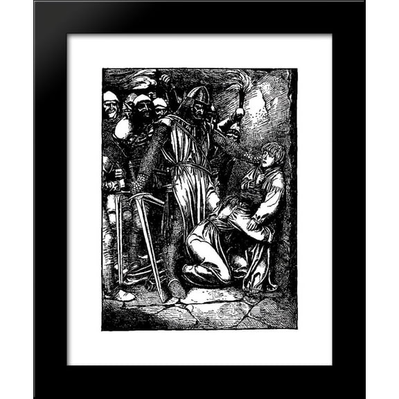 Otto of the Silver Hand 21 20x24 Framed Art Print by Pyle, Howard