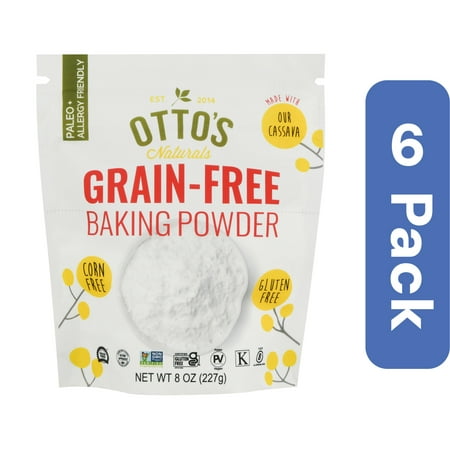 Otto's Naturals Grain Free Baking Powder 8 oz (Pack Of 6)