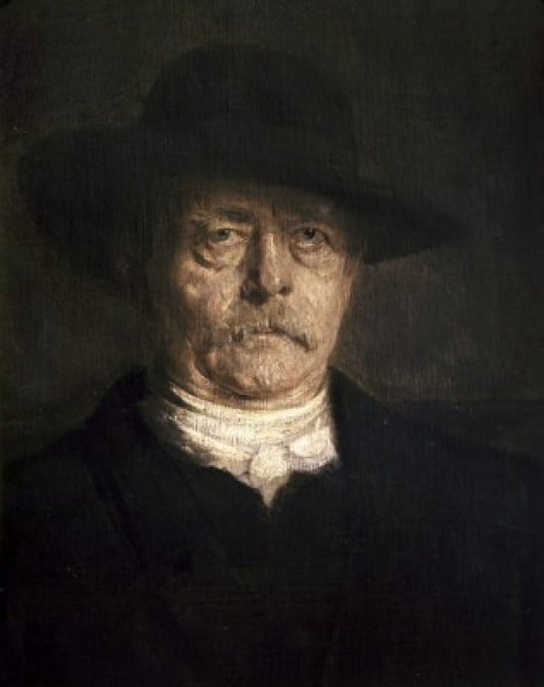 Otto von Bismarck Franz Seraph von Lenbach (1836-1904 German) Canvas Art - Franz Seraph von Lenbach (18 x 24)
