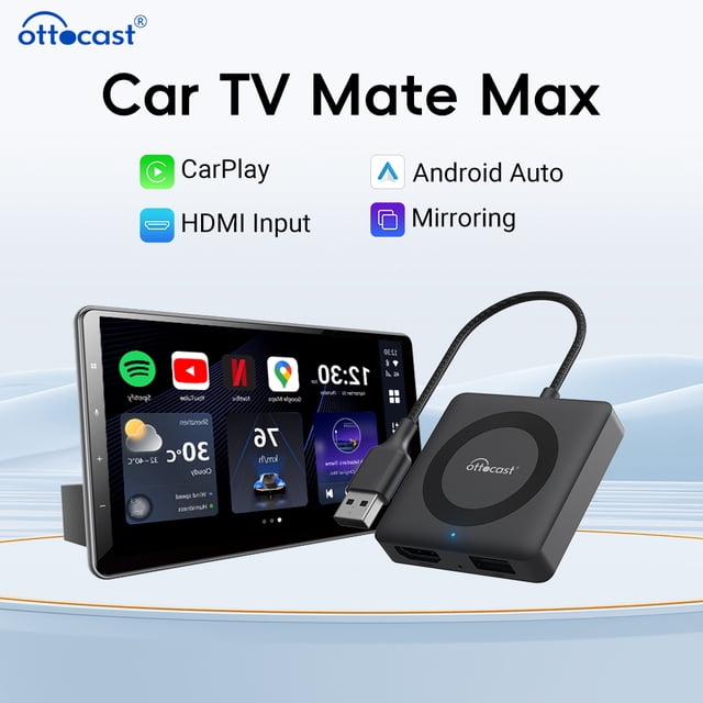 Ottocast Car TV Mate Max Converter Pro Car Streaming , For OEM CarPlay ...