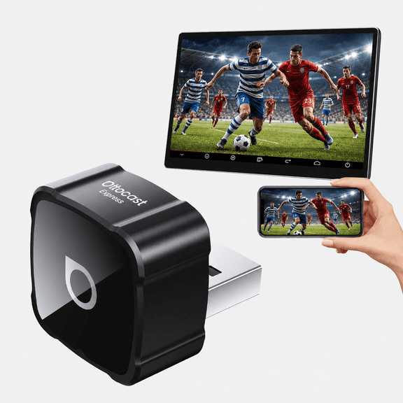 Ottocast Mini Air Car Adapter, Wireless CarPlay, Android Auto and AirPlay Mirroring in One