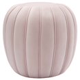 thumbnail image 1 of Ottoman Accent Tufted Chair , Pink, Velvet, Modern Contemporary, Mid Century Living Hotel Lounge Cafe Lobby, 1 of 7