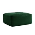 thumbnail image 1 of Ottoman Corduroy, No Assembly Required (Green), 1 of 6