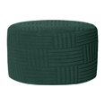 thumbnail image 1 of Ottoman Cover Round Ottoman Footstool Slipcover Elastic Stretch Protector Anti Wrinkle for Bedroom Living Room Use, 1 of 9