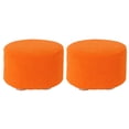 thumbnail image 1 of Ottoman Cover Small Stool Cover Stretch All-inclusive Slipcover Home Easy To Install-R-Orange2Pcs, 1 of 3