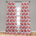thumbnail image 1 of Ottoman Curtains 2 Panels Set, Traditional Anatolian Turkish Pattern with and Colorful Tulip Flowers, Window Drapes for Living Room Bedroom, 56"W X 95"L, Multicolor, by Ambesonne, 1 of 5