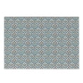 thumbnail image 1 of Ottoman Cutting Board, Turkish Traditional Ceramic Tulip Patterns with Cultural Ottoman Royal Lines Design, Decorative Tempered Glass Cutting and Serving Board, Small Size, Multicolor, by Ambesonne, 1 of 1