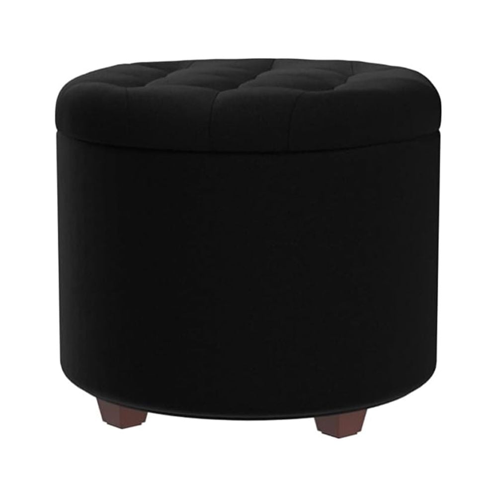 Ottoman, Footstool with FlipOpen Top and Hidden Storage Spaces
