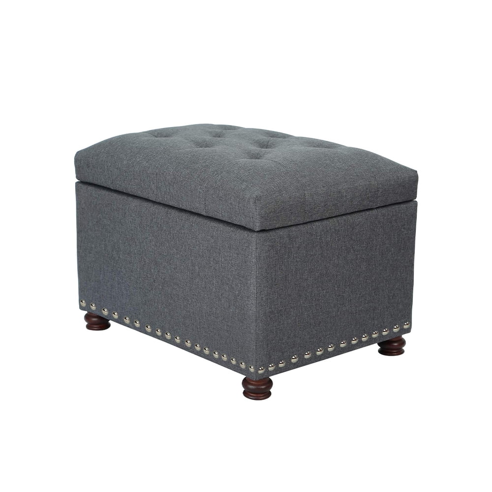 Ottoman, Footstool with Lift up Top and Hidden Storage Spaces, Storage