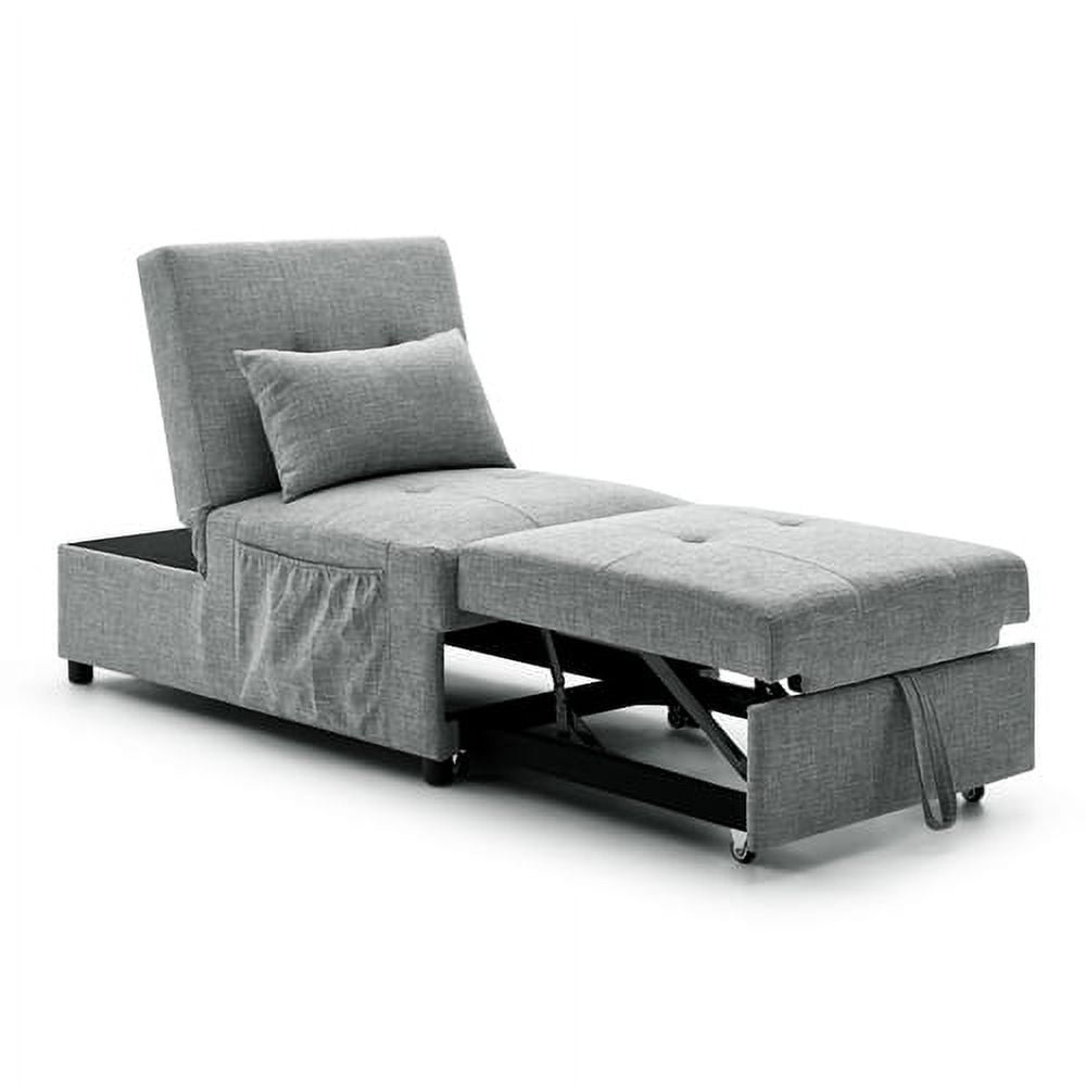 Ottoman Sleeper Sofa Bed, 4 in 1 MultiFunction Folding Sleeper Couch