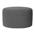 thumbnail image 1 of Ottoman Slipcover Stretch Cover Footstool Protector Polyester Blend for Bedroom Living Space, 1 of 9