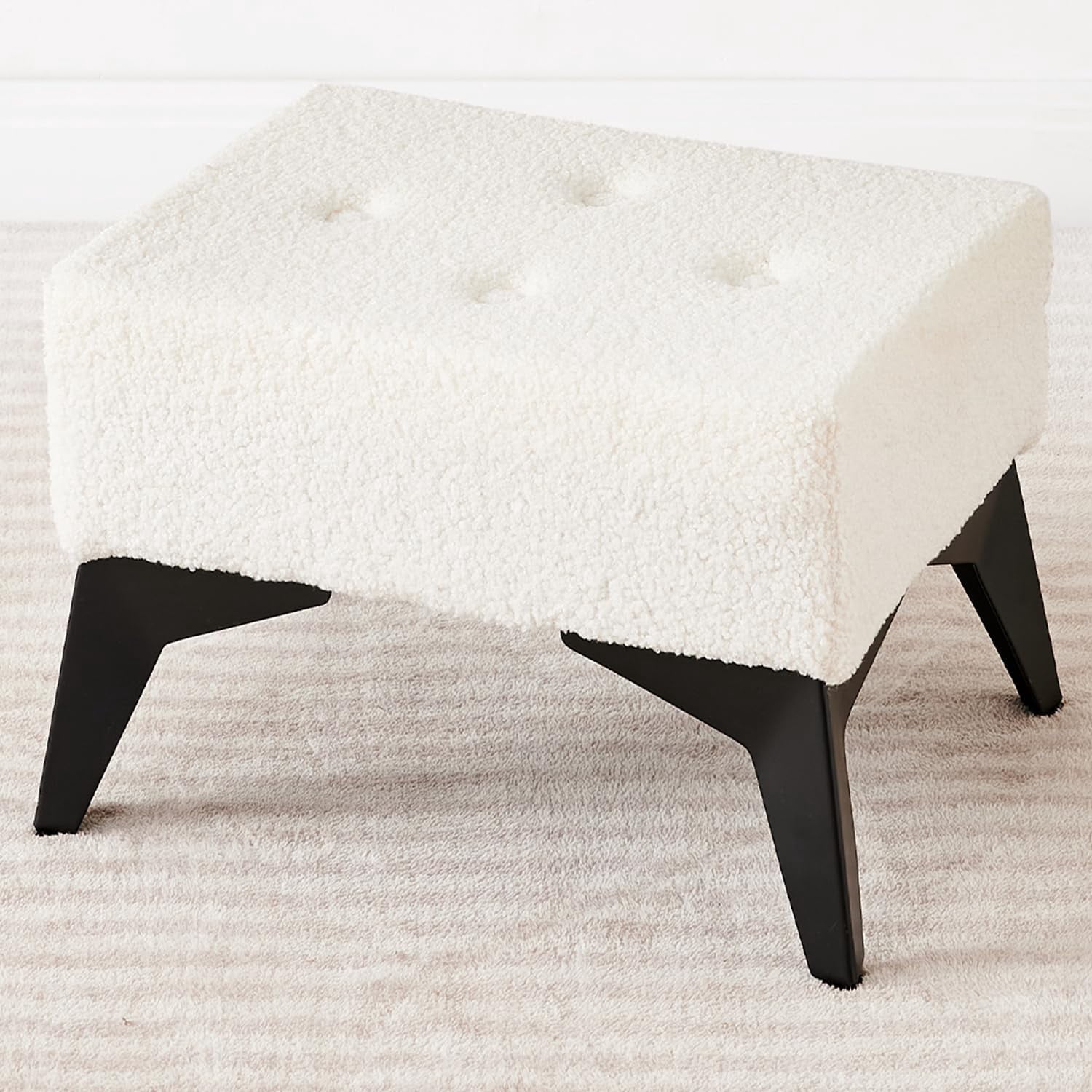 Ottoman with Iron Legs