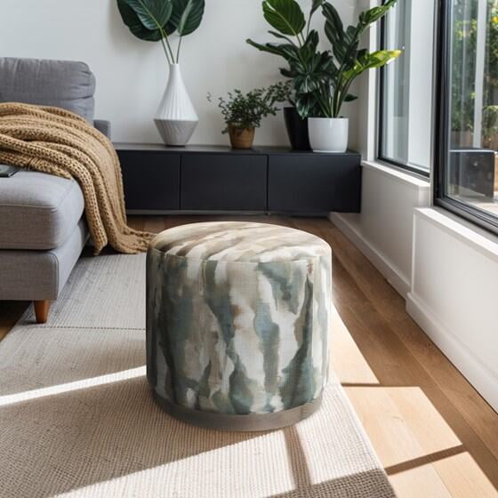 Ottomans With Storage, Oval Accent Ottoman, Multi Large Ottomans,Polyester Living Room Ottomans, Furniture Primary Living Space Ottomans