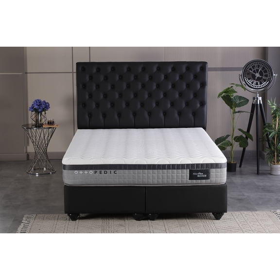 Ottomanson 10.5" Twin Medium-Firm Foam Mattress with Pressure Relief, Contouring Support & Bed in a Box