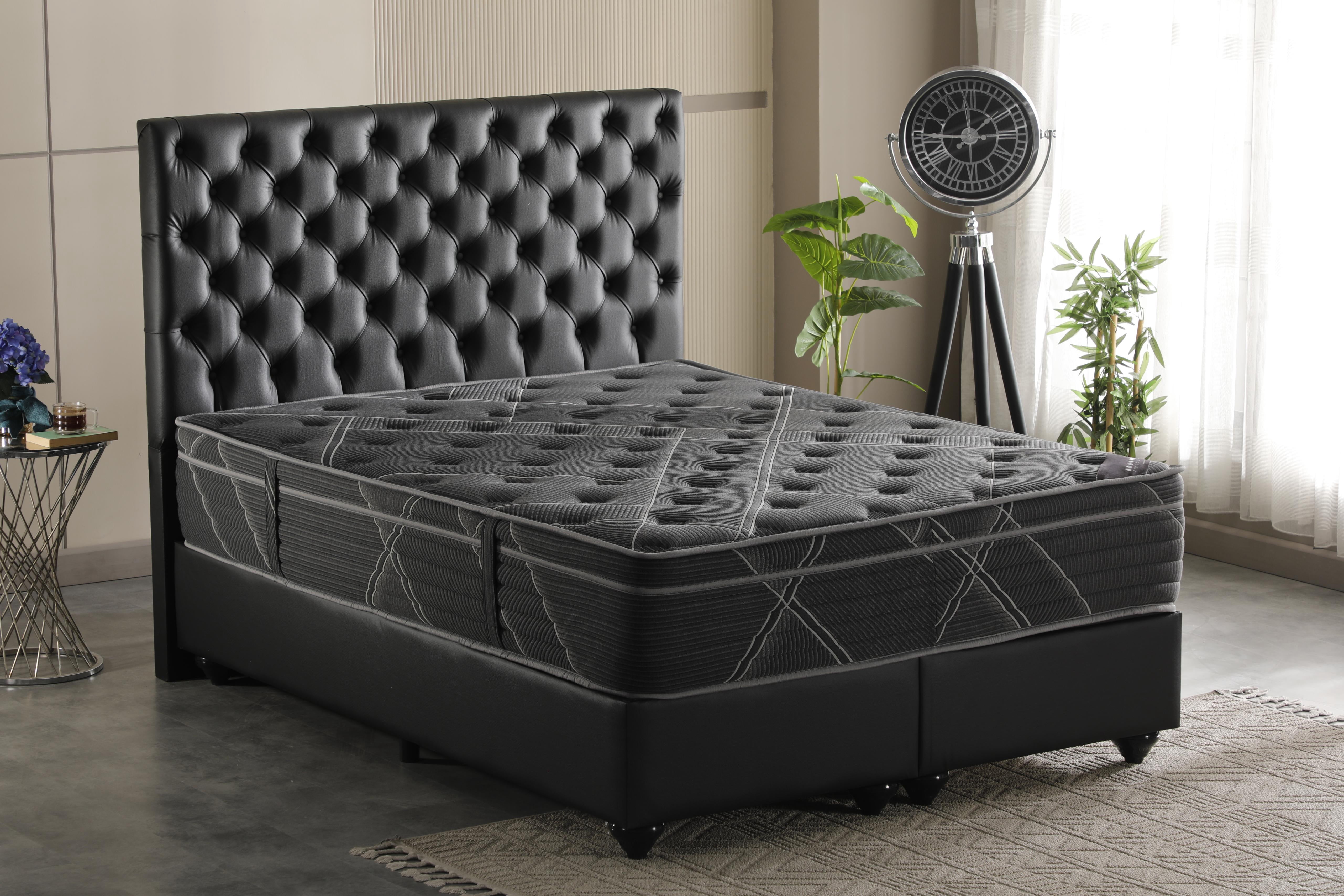Ottomanson 13" Twin Plush Euro Top Hybrid Mattress with Pocket Coils, Pressure Relief, CertiPUR-US & Bed in a Box