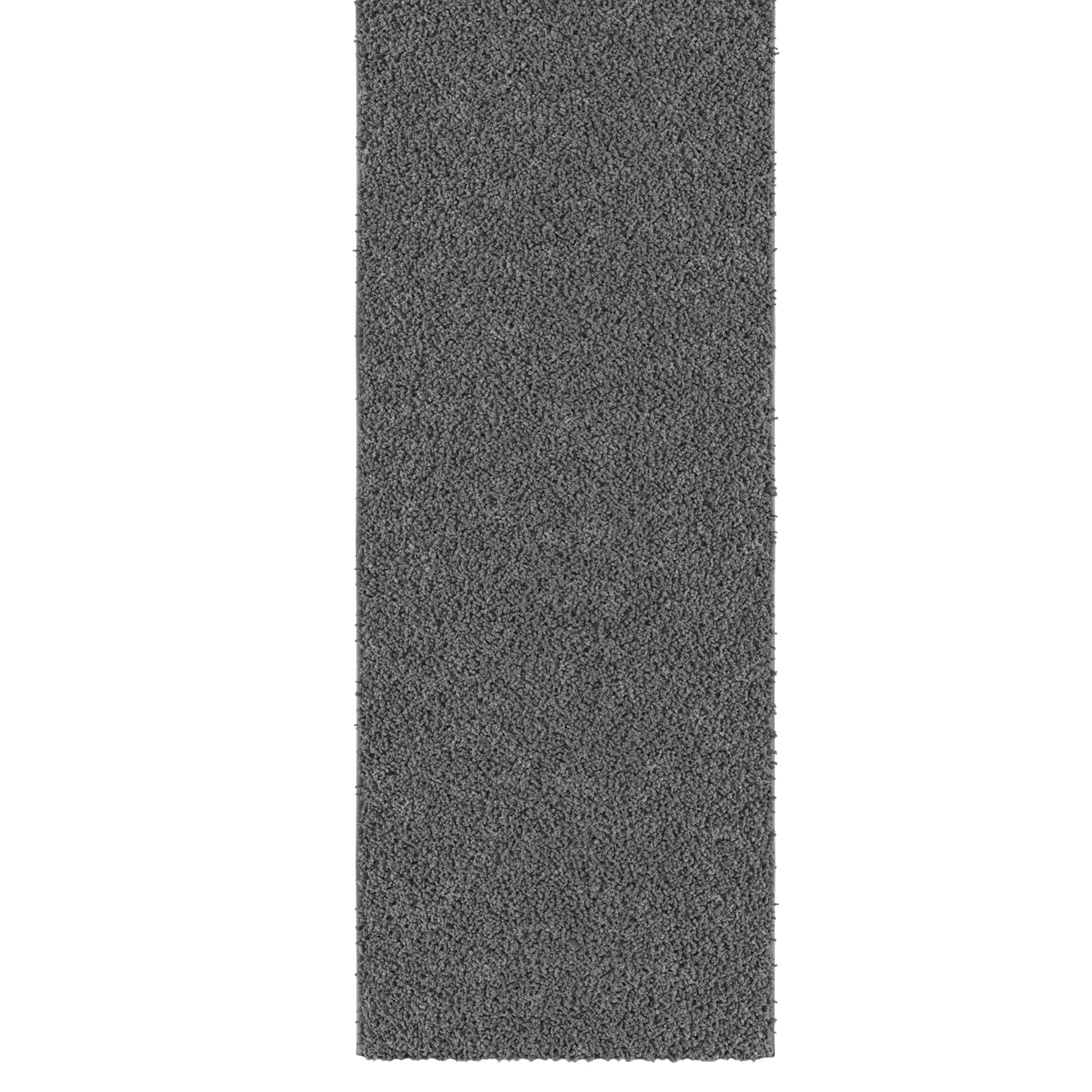 Ottomanson 3x5 Non-Slip Shag Area Rug Plush Carpet for Living Rooms & Bedrooms, 3' x 5', Gray