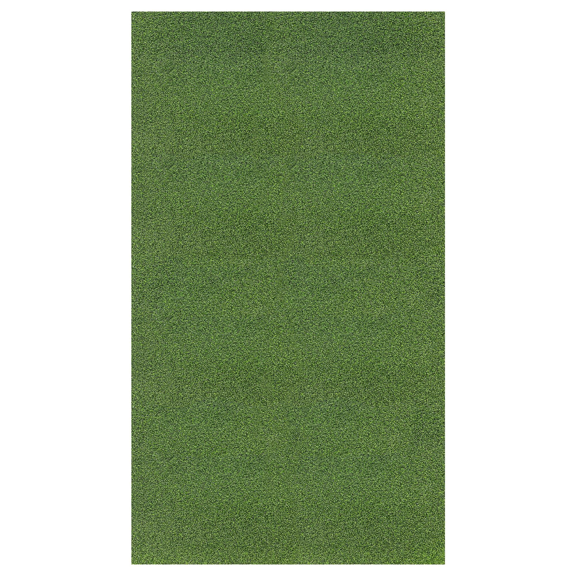 Green Artificial Turf Golf Hitting Mat with Latex Backing