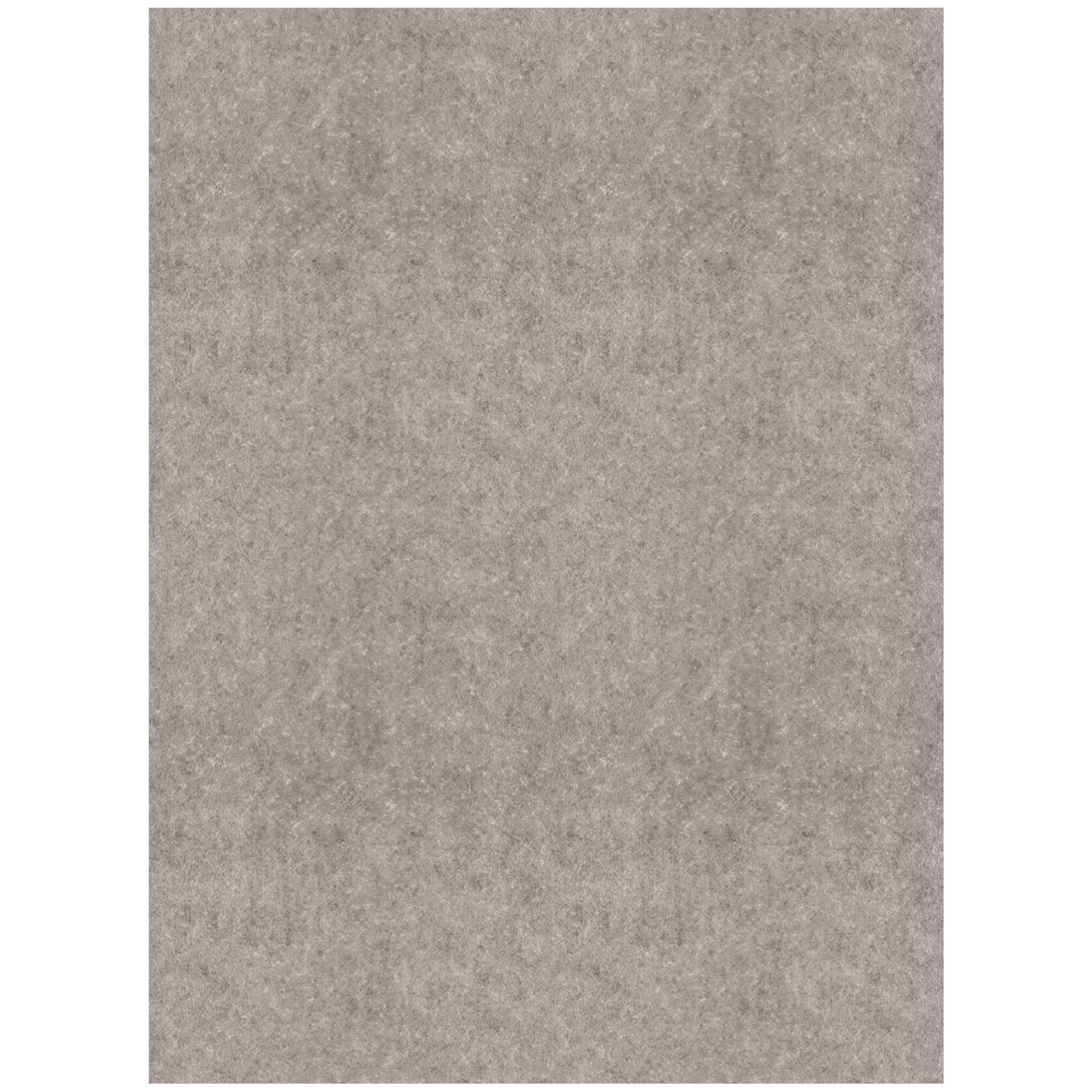 Ottomanson Absorbent Non-Slip Area Rug Pad Dual Surface Safe for Hardwood & Carpet, 3' x 4'