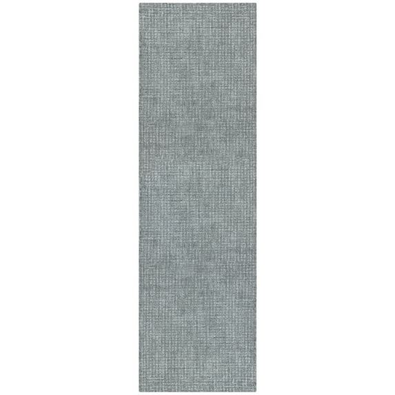 Ottomanson Agra Static 2x8 Indoor Handmade Wool Runner Rug, 2'3" x 7'6", Gray