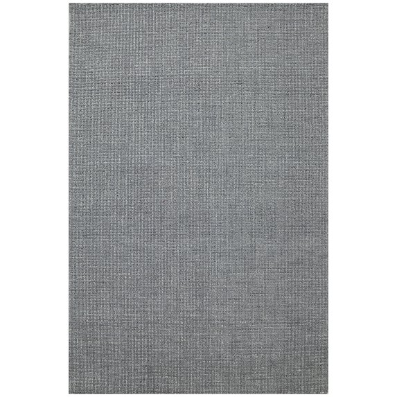 Ottomanson Agra Static 5x8 Indoor Handmade Wool Area Rug, 5' x 7'6", Gray