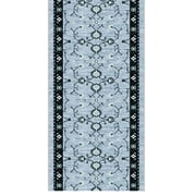 Ottomanson Aisle Runner Rug 27" x 19 Soft Non-Slip Indoor Rug, Mahal Blue