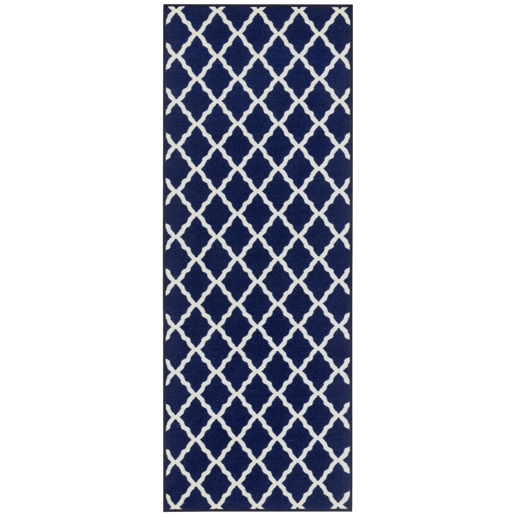 Ottomanson Charm Collection Moroccan Trellis Design Nonslip Runner Rug