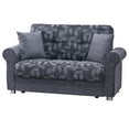 thumbnail image 1 of Ottomanson Convertible Sleeper Loveseat with Hidden Storage, Firm Seating, Gray, 1 of 7