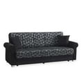 thumbnail image 1 of Ottomanson Convertible Sleeper Sofa Bed with Hidden Storage, Firm Comfort Couch, Black, 1 of 7