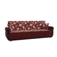 thumbnail image 1 of Ottomanson Convertible Sleeper Sofa Bed with Hidden Storage, Firm Comfort Couch, Burgundy, 1 of 5