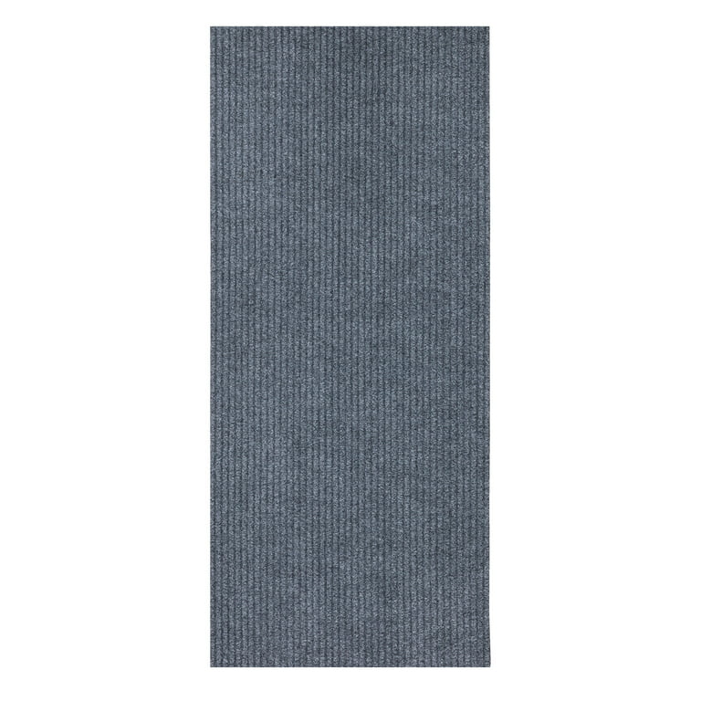 Waterproof Non-Slip Rubberback Ribbed Gray Indoor/Outdoor Utility Rug Ottomanson Rug Size: Runner 2' x 5