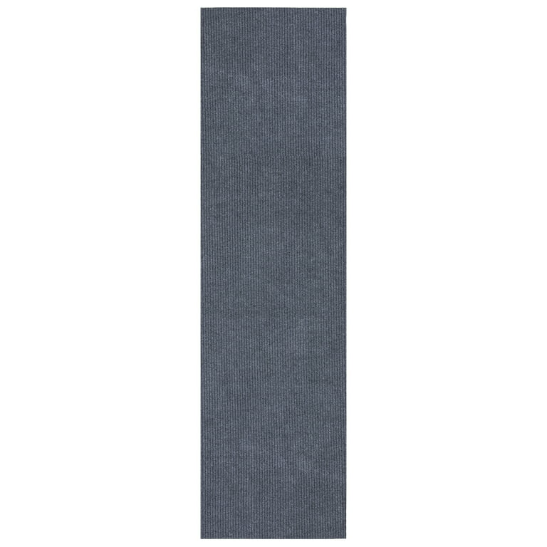 Ottomanson Lifesaver Collection Waterproof Non-Slip Rubberback Solid 3x9  Indoor/Outdoor Runner Rug, 2 ft. 7 in. x 9 ft., Gray - Yahoo Shopping