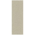 thumbnail image 1 of Ottomanson Deluxe Non-Slip Rubberback Solid 2x6 Soft Indoor Runner Rug, 2' x 6', Cream, 1 of 13