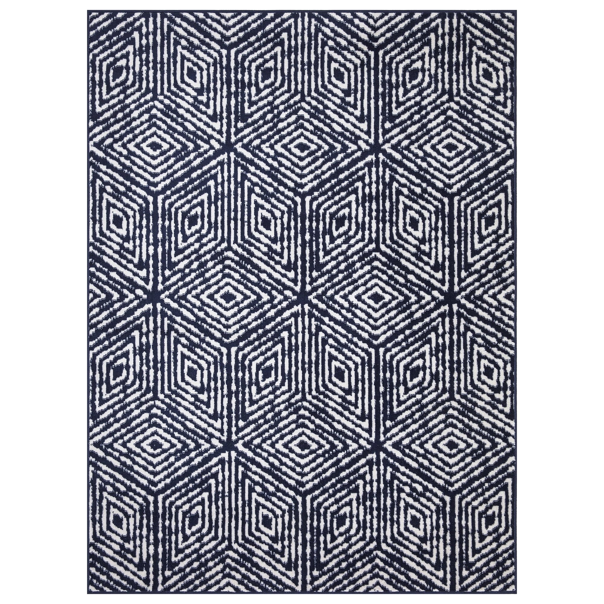 Diagona Geometric Cubes hot 8x10 Area Rug, 7'8