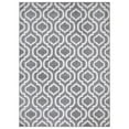 thumbnail image 1 of Ottomanson Diagona Moroccan Trellis 8x10 Area Rug, 7'8" x 9'8", Gray/Ivory, 1 of 6