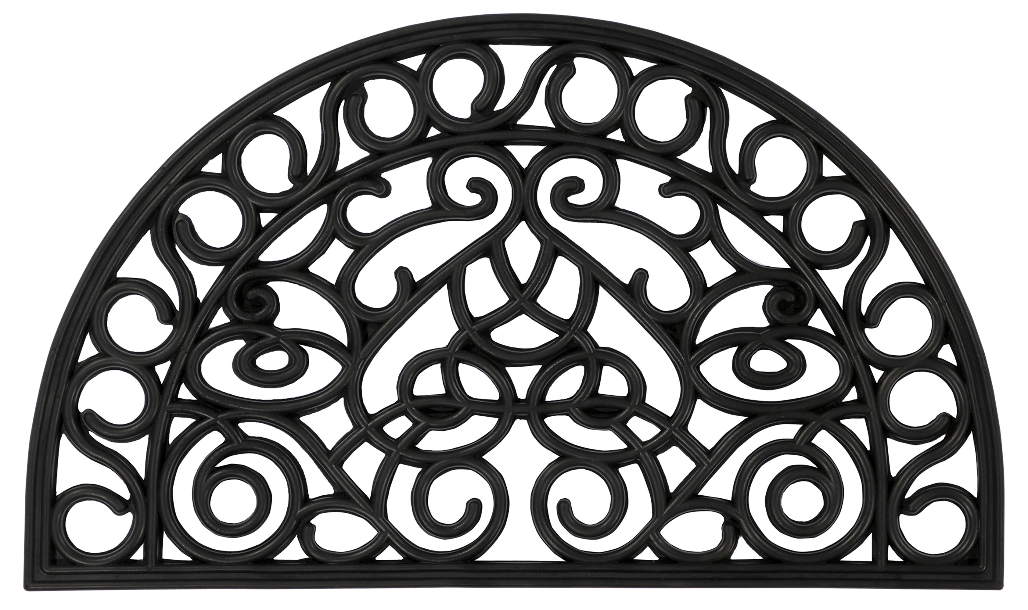 Ottomanson Easy Clean Waterproof NonSlip Indoor/Outdoor Rubber Doormat