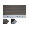 thumbnail image 1 of Ottomanson Heavy Duty Non-Slip Rubber Mat 18" x 30" Indoor Outdoor Waterproof Doormat for Entryway Garage Kitchen, Gray, 1 of 5