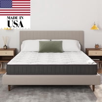 Ottomanson Edge to Edge 9" Pocket Coils Firm Tight Top Hybrid Mattress in a Box, Full