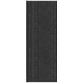 thumbnail image 1 of Ottomanson Non-Slip Hallway Runner Rug 2' x 33' Indoor/Outdoor Custom Size Utility Carpet for Garage, Black Ribbed, 1 of 9