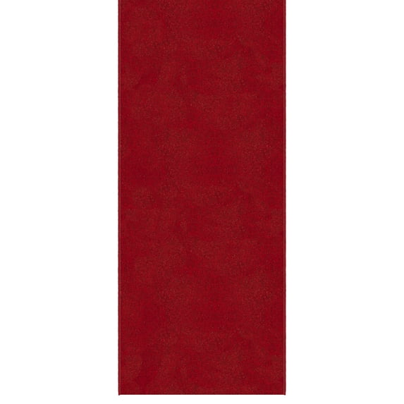 Ottomanson Extra Long Hallway Runner Rug 2x21 Non-Slip Rug for Kitchen or Bedroom, 1'10" x 21', Red