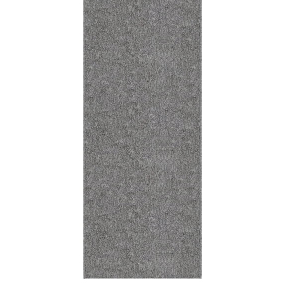 Ottomanson Hallway Runner Rug 1'10" x 24' Non-Slip Stain-Resistant Custom Size Carpet for Kitchen, Gray