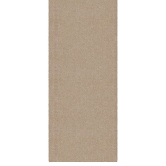 Ottomanson Hallway Runner Rug 2'7" x 11' Non-Slip Stain-Resistant Custom Size Carpet for Kitchen, Beige
