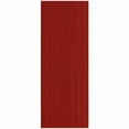 thumbnail image 1 of Ottomanson Non-Slip Hallway Runner Rug 2' x 10' Indoor/Outdoor Custom Size Utility Carpet for Garage, Red Ribbed, 1 of 8